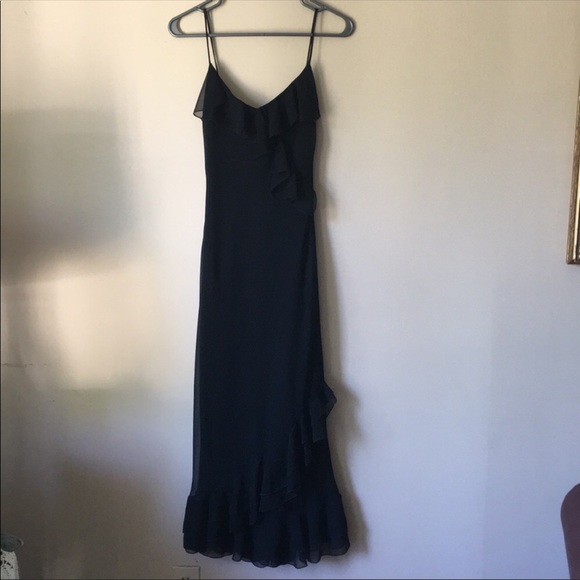 BEDO | Beautiful Long Black Dress size Small - Picture 2 of 5